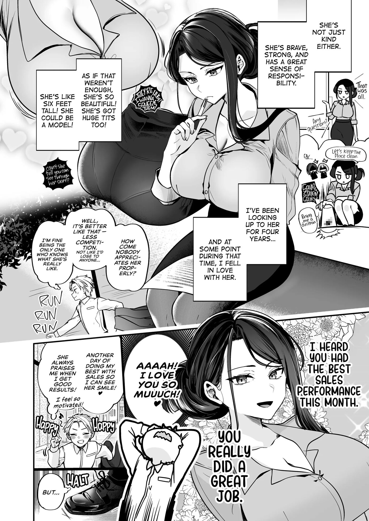 My Tall, Stacked, Virgin Boss Chapter 1000 Page 7